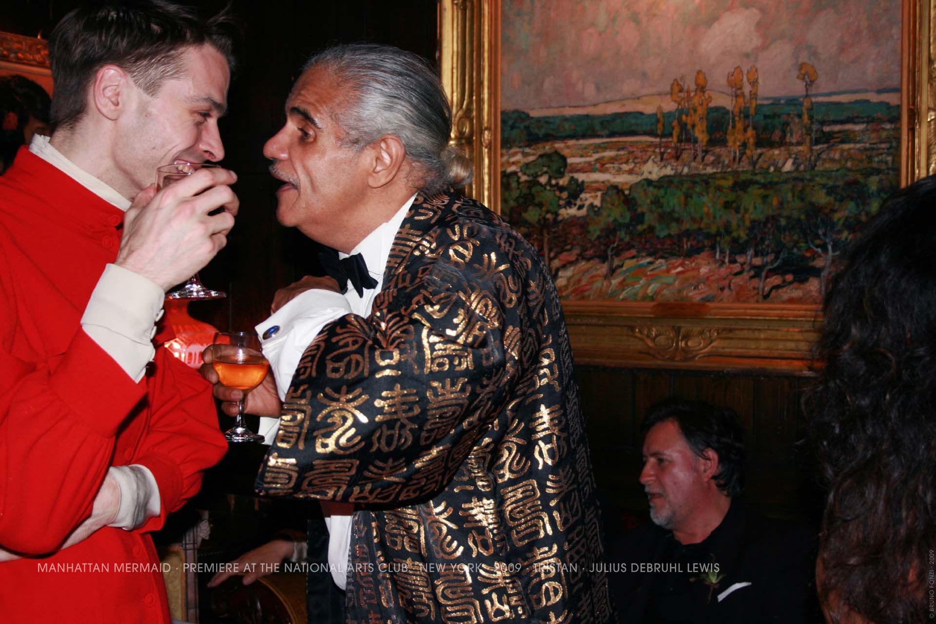 Tristan V Christann, Fantasy, Gaia Award, Moondance Filmfestival, Spirit of Da Vinci, Manhattan Mermaid_17 Premiere NAC 2009 Tristan Christann, Julius Debruhl Lewis